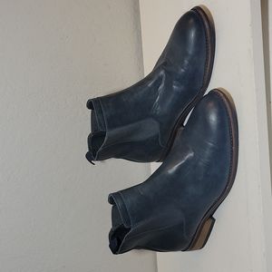 FAUX Leather Distressed Men's Boots 7.5